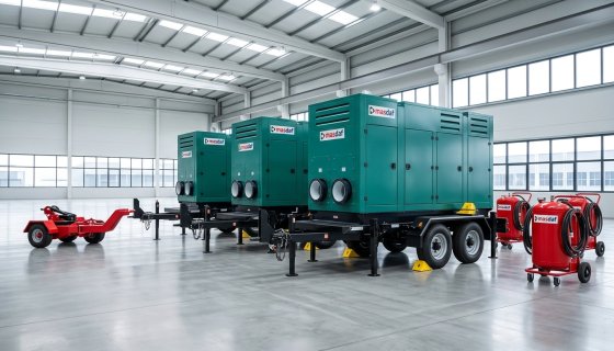 10,000 kg Dual Axle Central Axle Generator Trailer (Air Brakes, WABCO ABS & Quad Stabilizers)