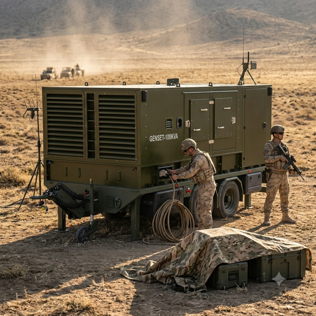6500 Kg Double Axle Military Trailer