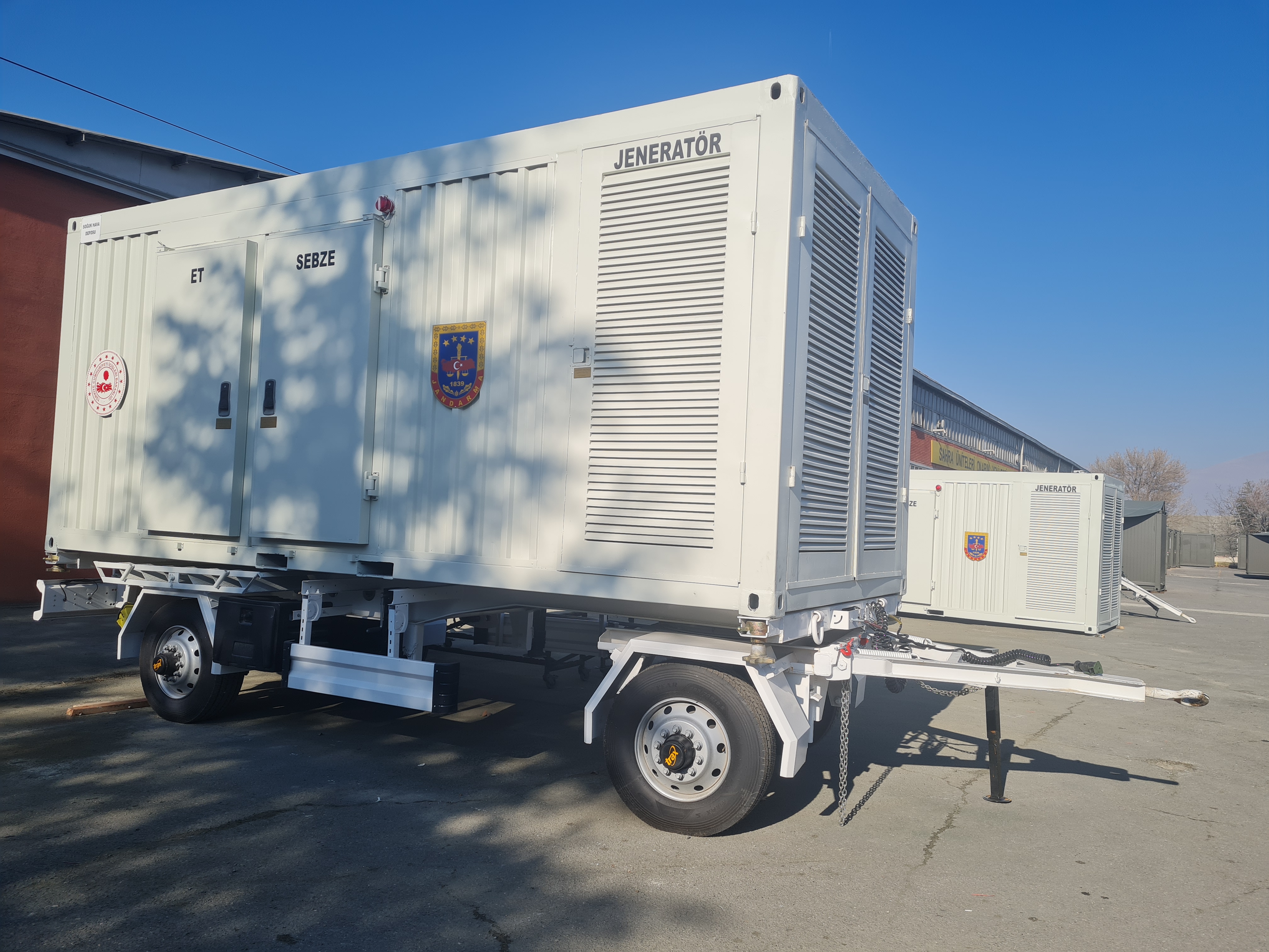 12000 kg 20 DC Military Type Generator Carriers