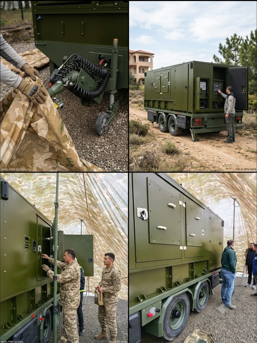 6500 Kg Double Axle Military Trailer