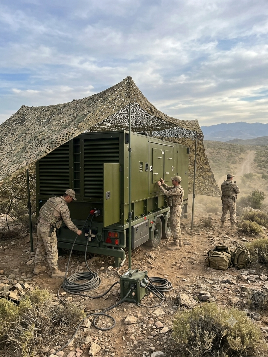 6500 Kg Double Axle Military Trailer