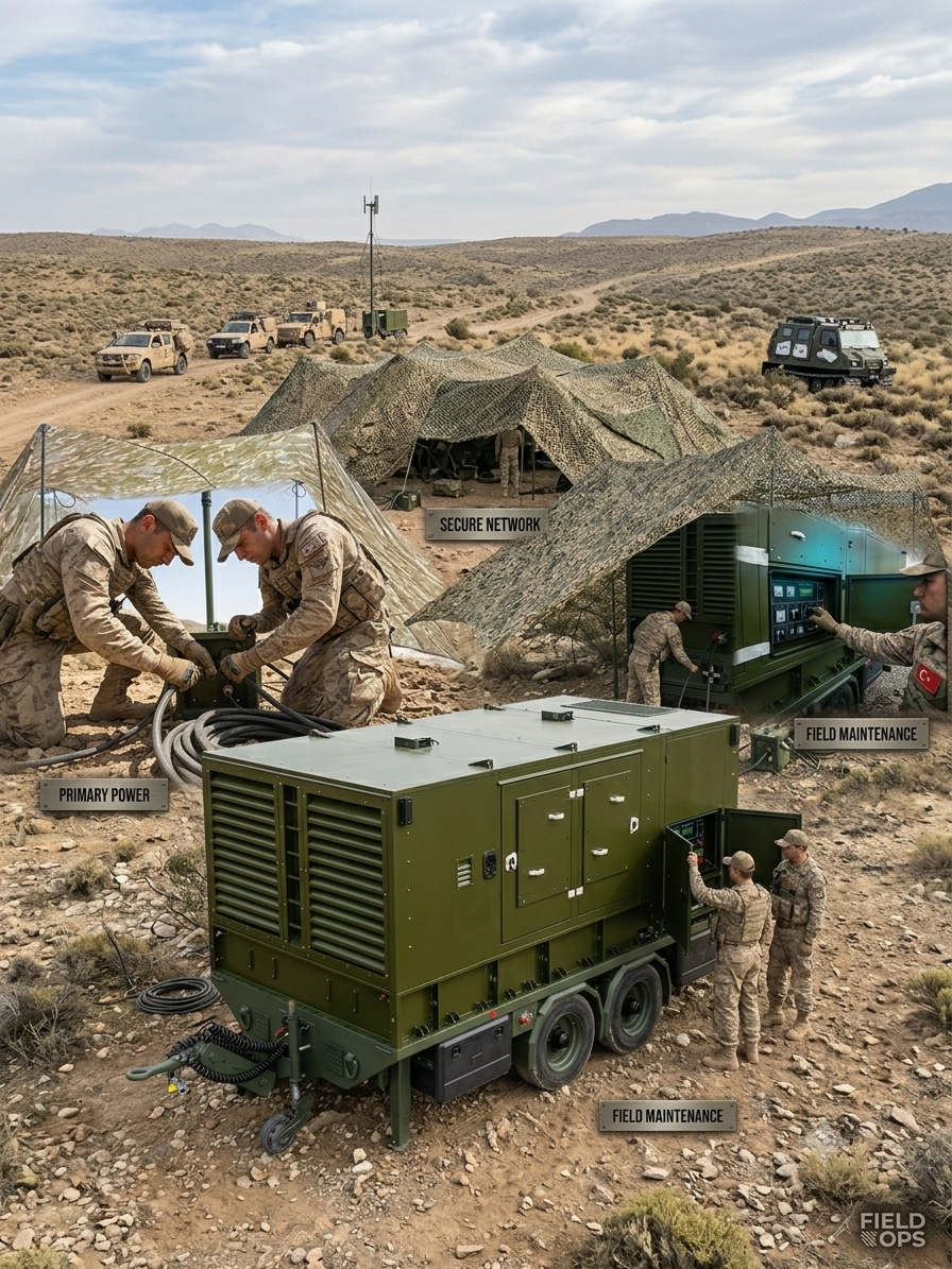 6500 Kg Double Axle Military Trailer