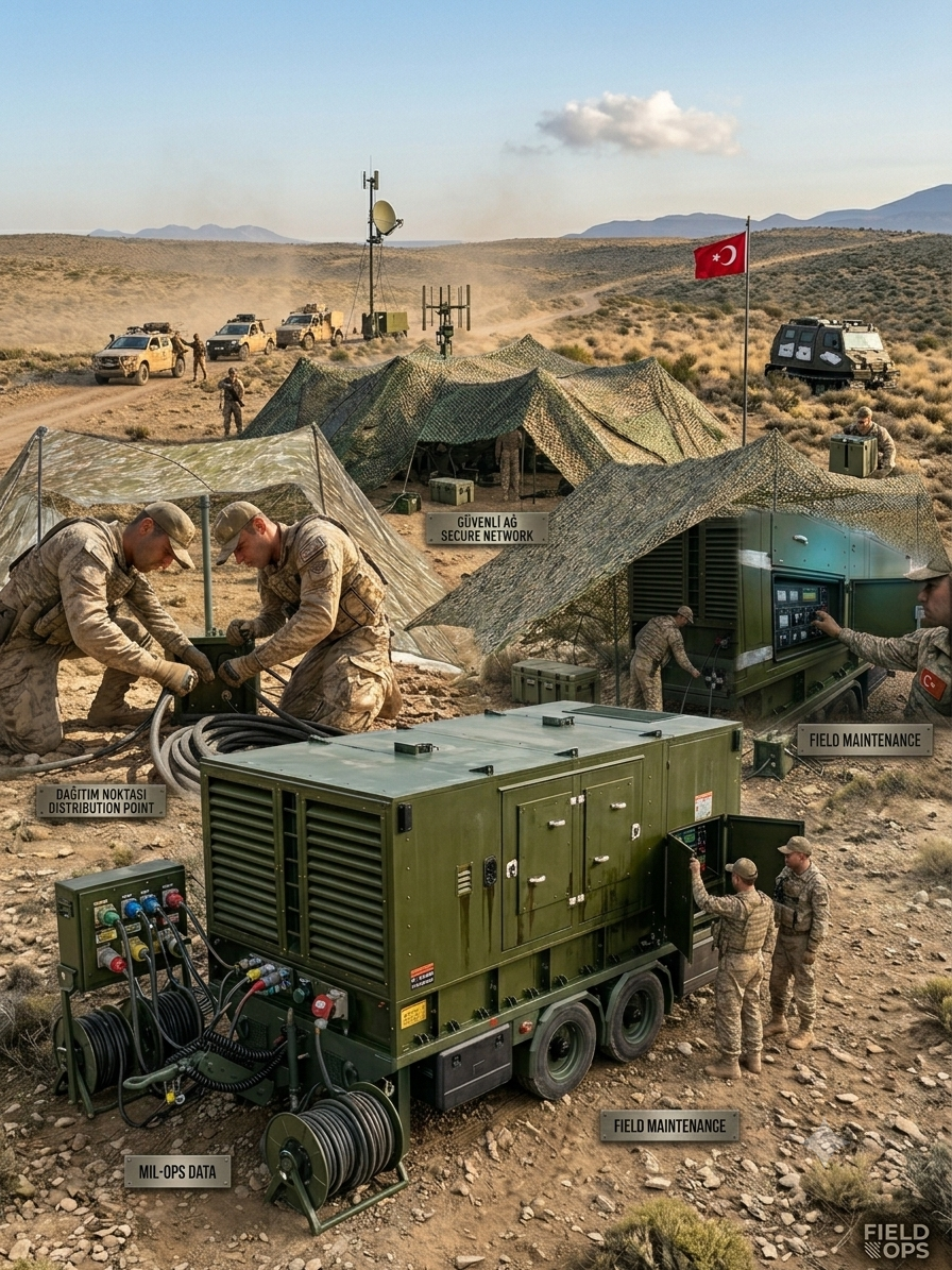 6500 Kg Double Axle Military Trailer