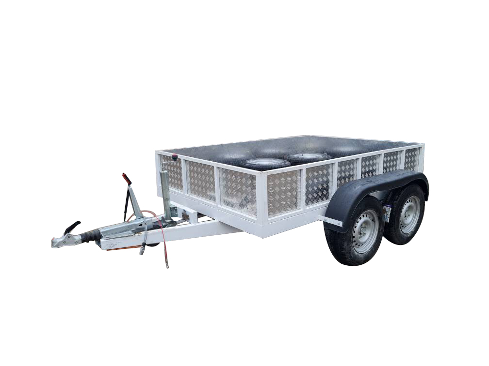 3500 kg Double Axle Open Box trailer /Aluminum