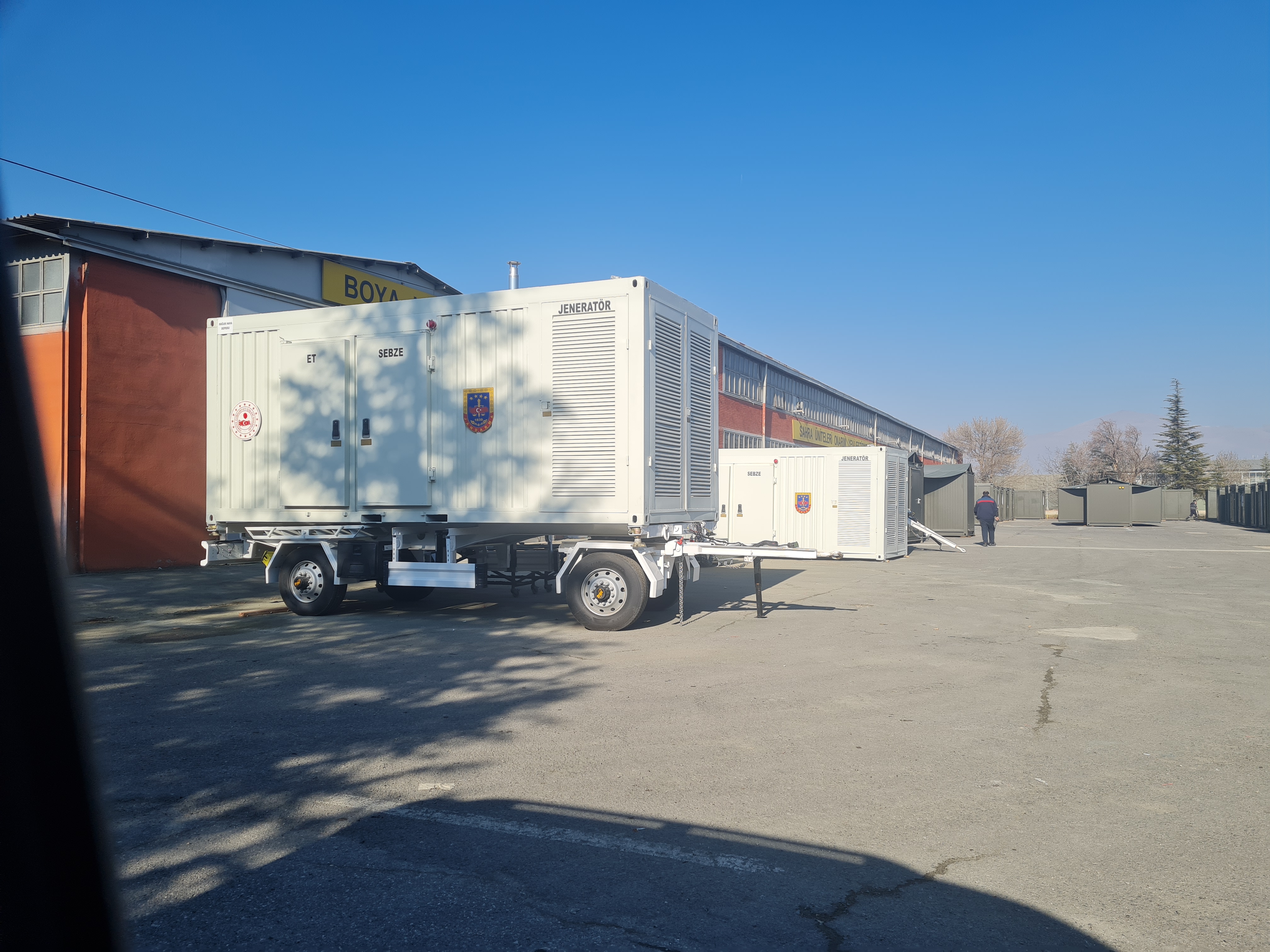 12000 kg 20 DC Military Type Generator Carriers