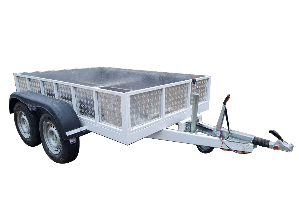 3500 kg Double Axle Open Box trailer /Aluminum