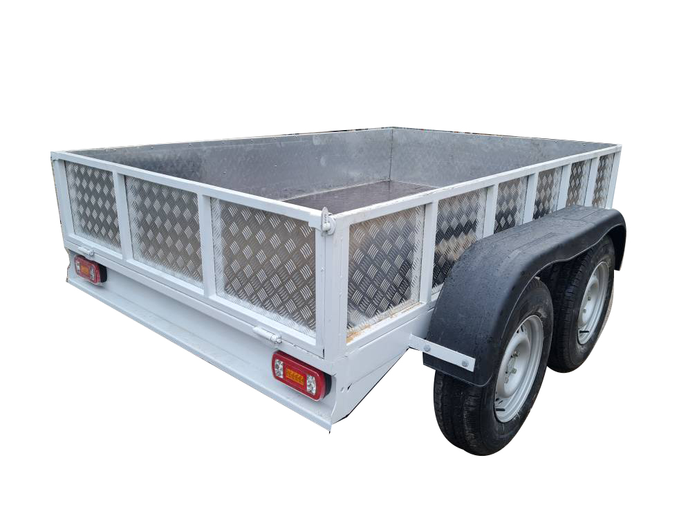 3500 kg Double Axle Open Box trailer /Aluminum