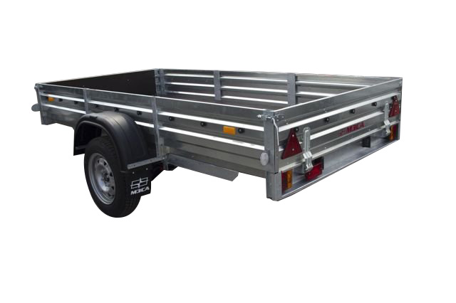 1000 kg Single Axle Open Box Trailer