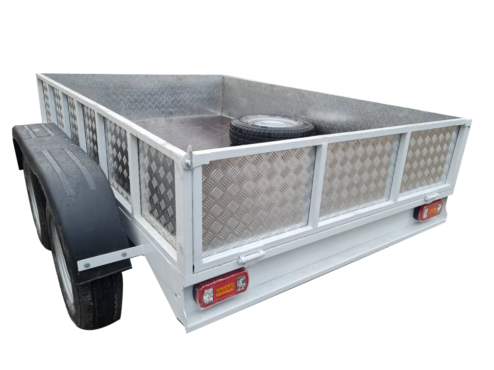 3500 kg Double Axle Open Box trailer /Aluminum