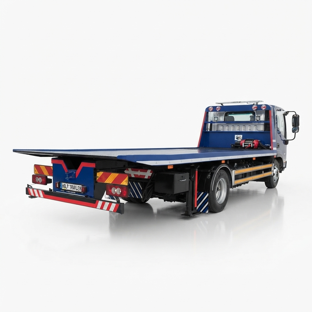 Atlas Sliding Deck Transport Trailer / Platform (5000 kg Hydraulic Winch & Hardox Floor)