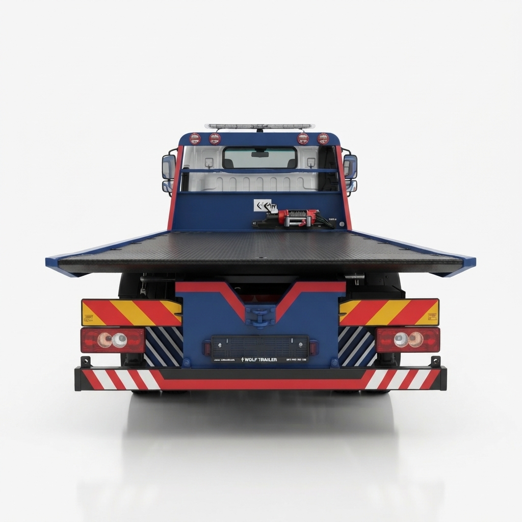 Atlas Sliding Deck Transport Trailer / Platform (5000 kg Hydraulic Winch & Hardox Floor)
